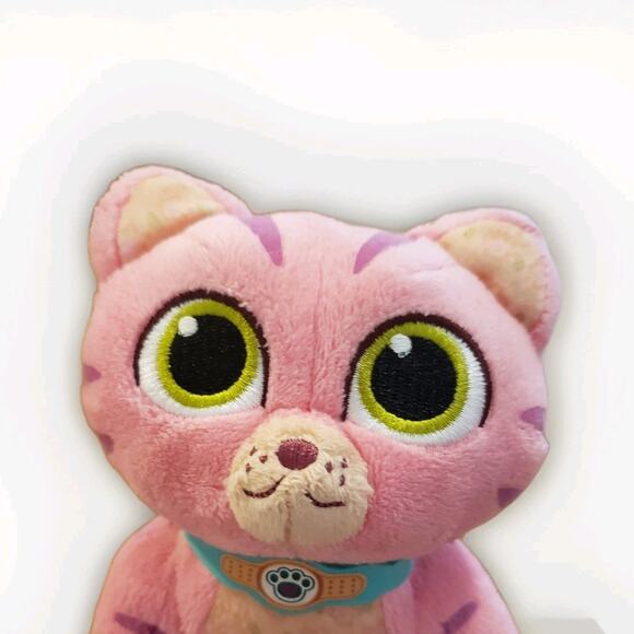 Disney Doc McStuffins Whispers Pink Kitty Plush Just Play Pet Vet 7” - Picture 3 of 7